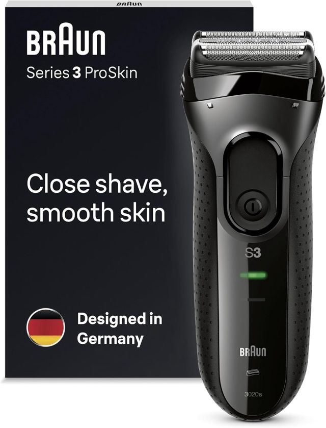 Braub Rasoir Barbe Homme Series 3 Pro Skin 3020s Etanche