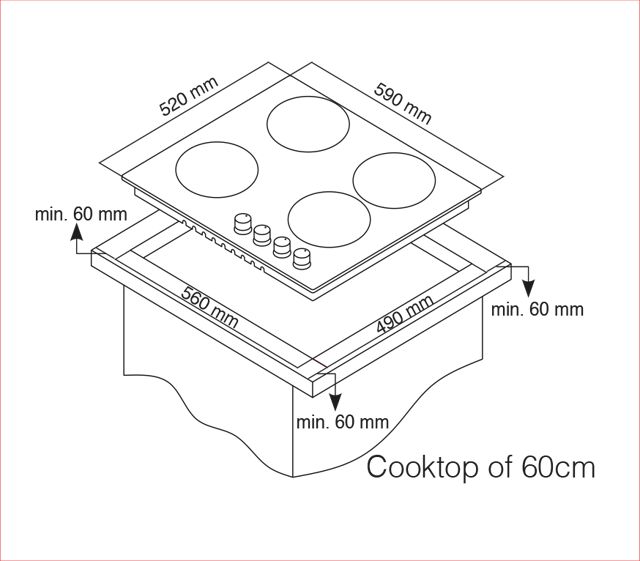 PROFF P604 Plaque de cuisson Rustique