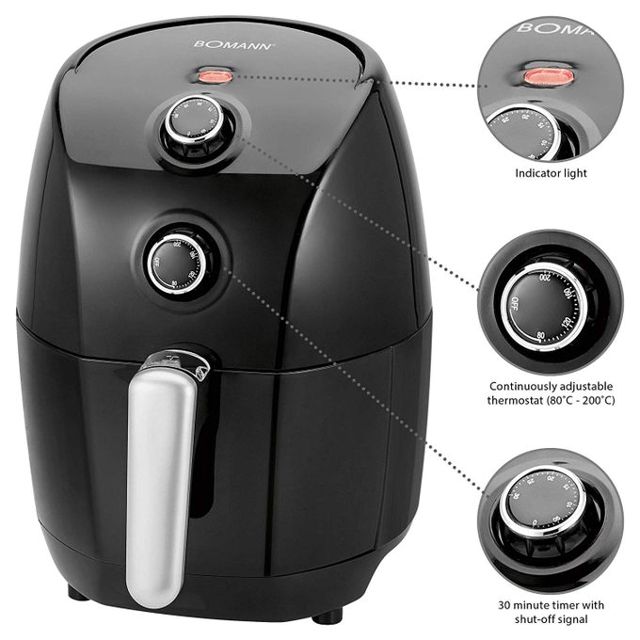 Bomann friteuse sans huile 1.5L FR 6001 H CB