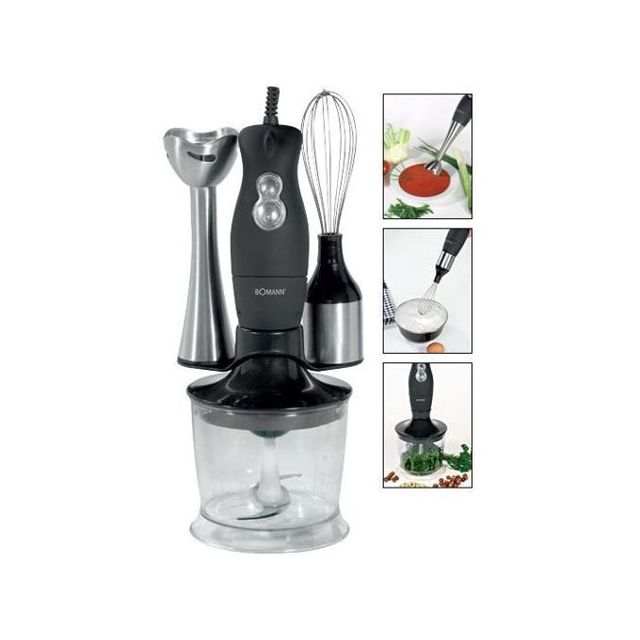 Bomann Mixeur Plongeant 3en1 ms 349