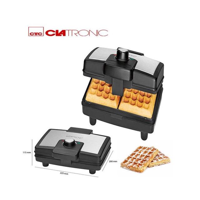Clatronic appareil 800W  gaufrier AW 3606