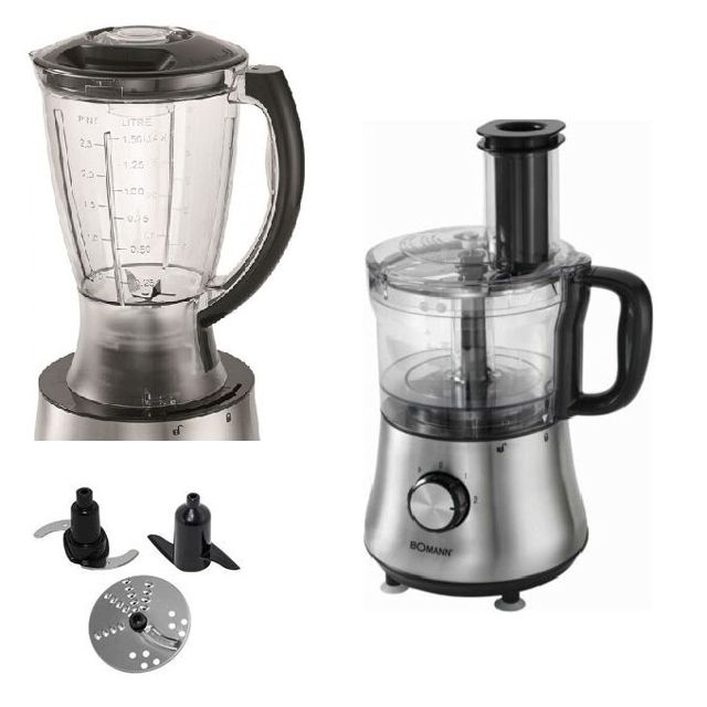 Bomann Robot de cuisine Blender 1,5 L  KM 1382 CB