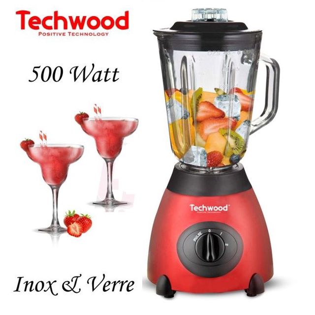 Techwood blender en verre 500w 1.5L TBLI-385