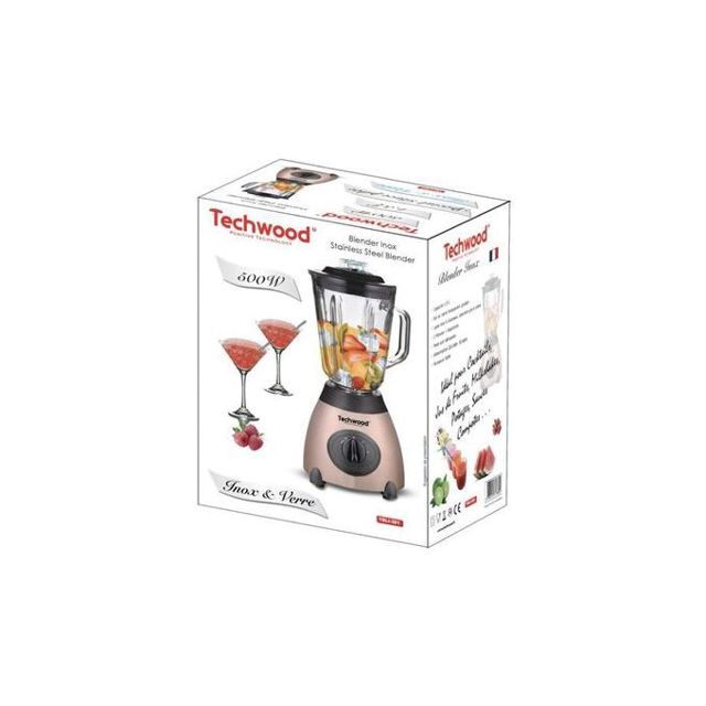 Techwood blender en verre 1.5L 500wat TBLI-381