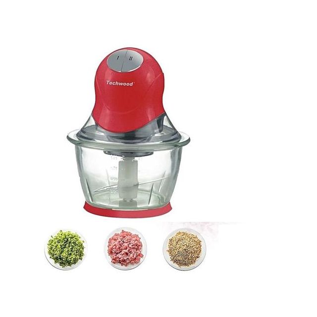 Techwood Mini Hachoir Tha-085 Rouge