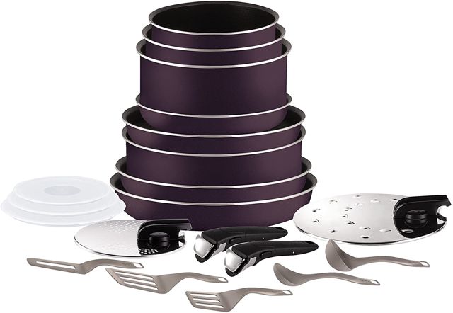 Tefal 20 pièces Ingenio 5 Essential Cassis L2029702