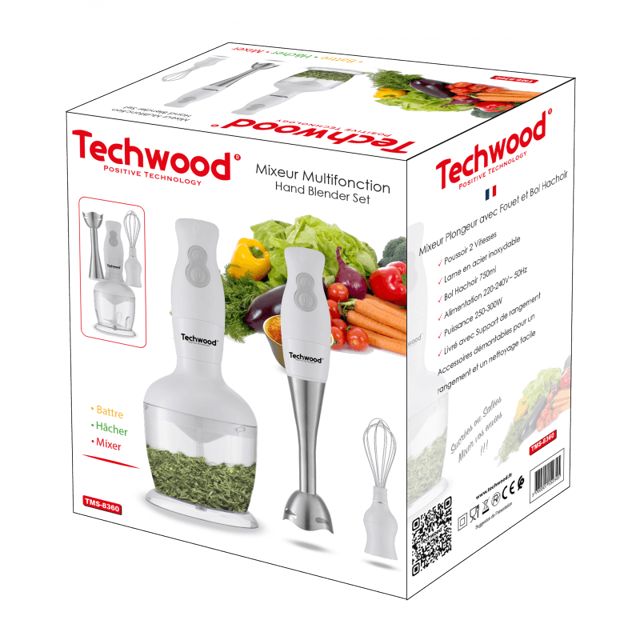 Techwood Mixeur Plongeur TMS-8360