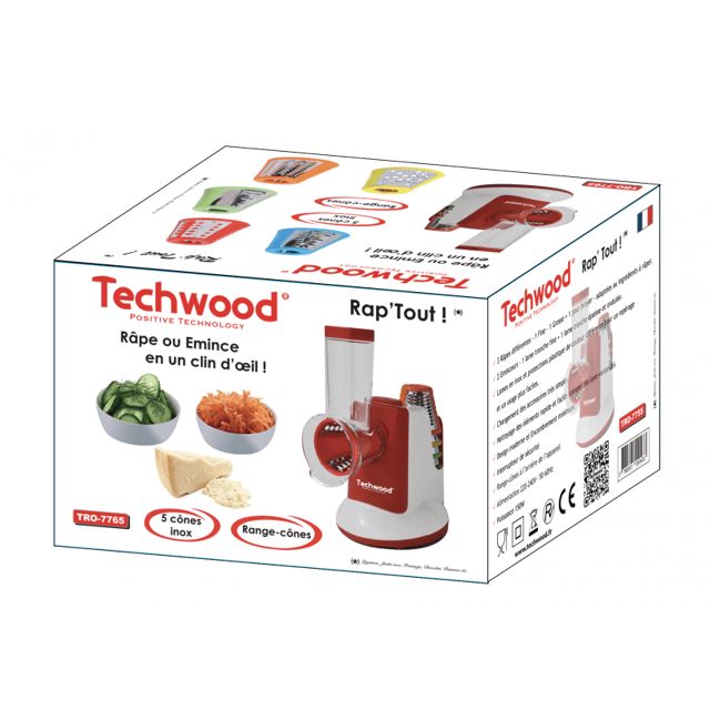 Techwood Hachoir Électrique  Rap'Tout TRO 7765