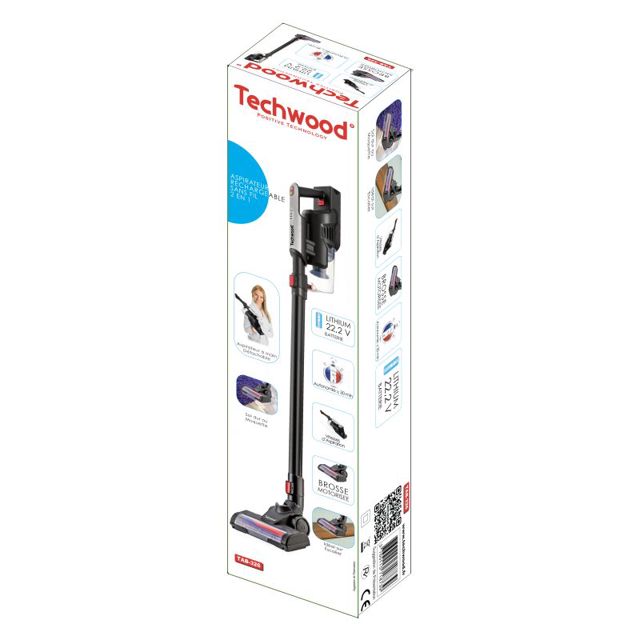 Techwood Aspirateur Balai sans Fil sans Sac TAB-326