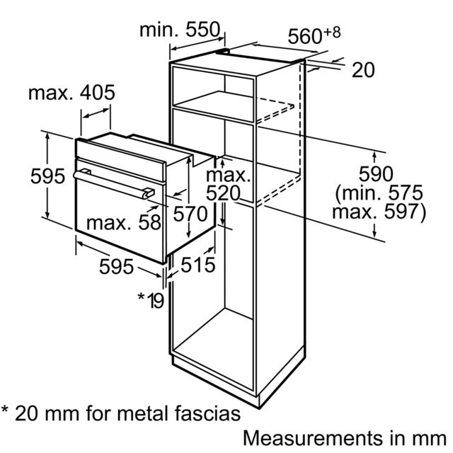 BOSCH Four encastrable Serie 6  HBG43S360Q