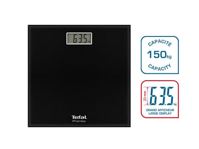 Tefal Pèse Personne électronique  PP1060V0 - Noir