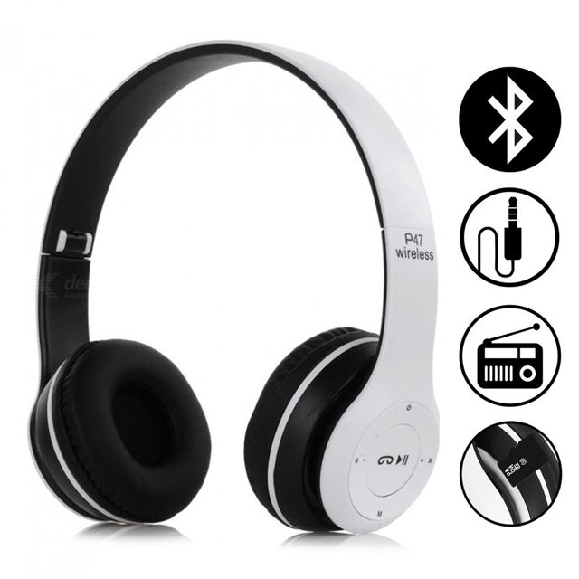 Wireless Casque sans fil P47 pliable Bluetooth