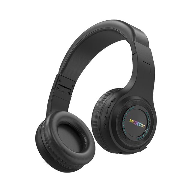 Moxom Casque Stéréo Sans Fil  Micro Sd  Mx Wl15 Noir
