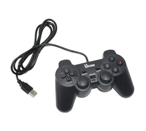 UCOM Manette de Jeux USB pour PC UC JS760 Noir