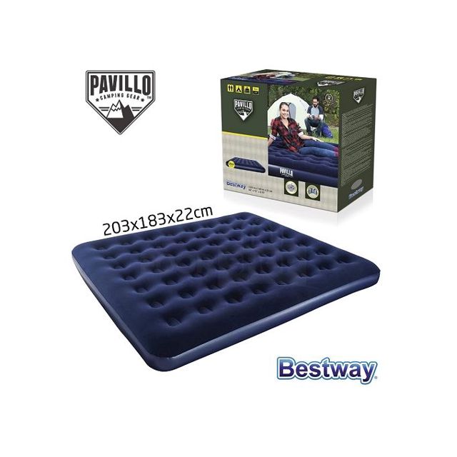 bestway 67003 matelas gonflable 203x152x22cm