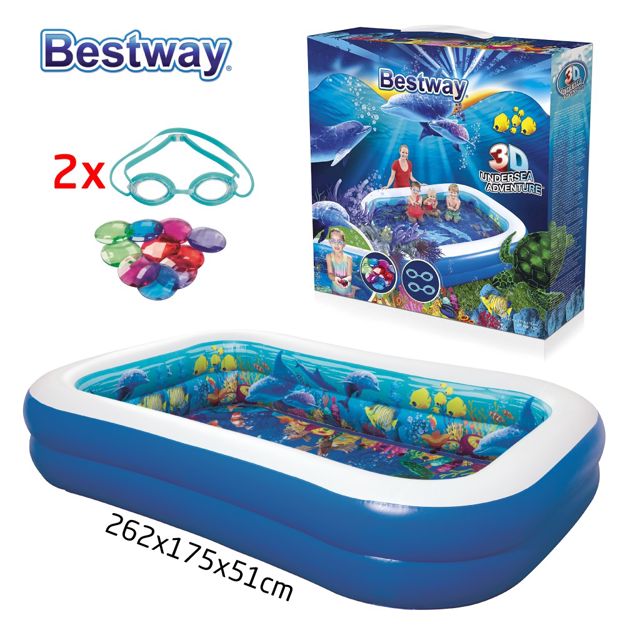 Bestway Piscine 262x175x51cm 54177