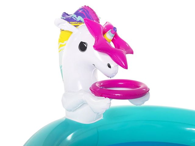 Bestway piscine Toboggan Licorne 274x198x137cm-53097