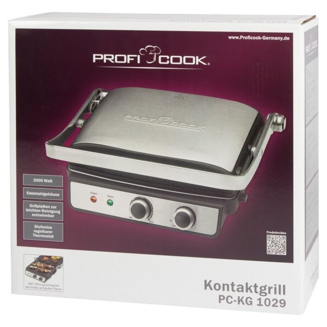Panineuse Proficook Grill électrique PC-KG 1029