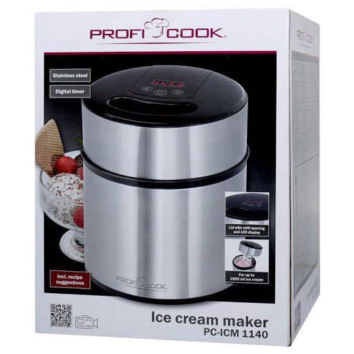 ProfiCook sorbétiére Machine à crème glacée PC-ICM 1140