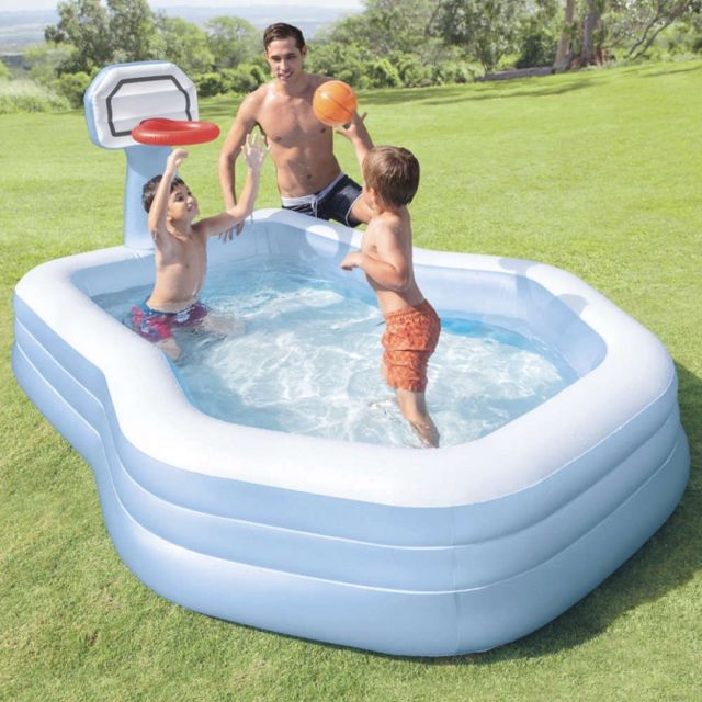 Intex piscine Pataugeoire gonflable 257x188x135cm-57183NP