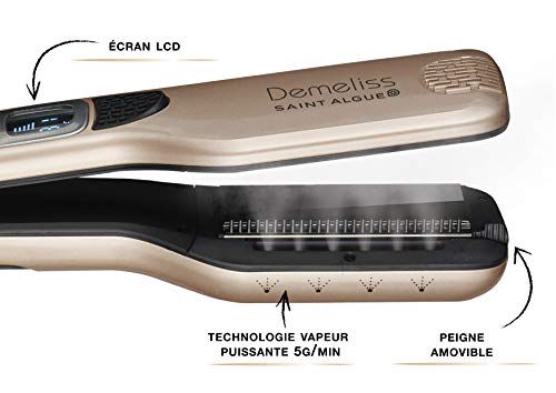 Demeliss Titanium   Lisseur a vapeur  Doré