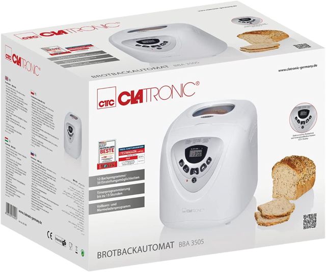 Clatronic Machine à Pain BBA3505