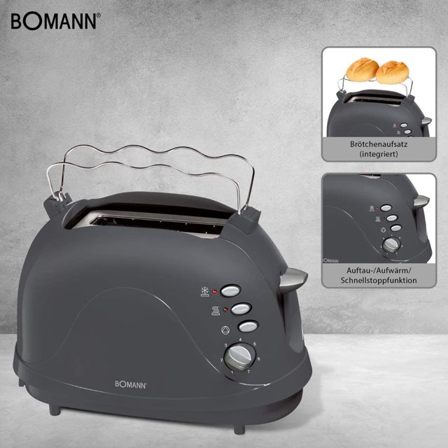 Bomann grille pain automatique TA 246 CB